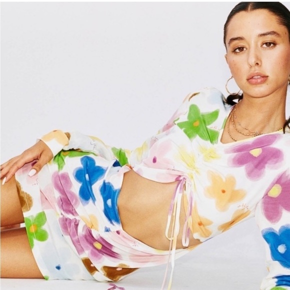 With Jean Hermana Dress Viola Tricolor - Picture 4 of 15